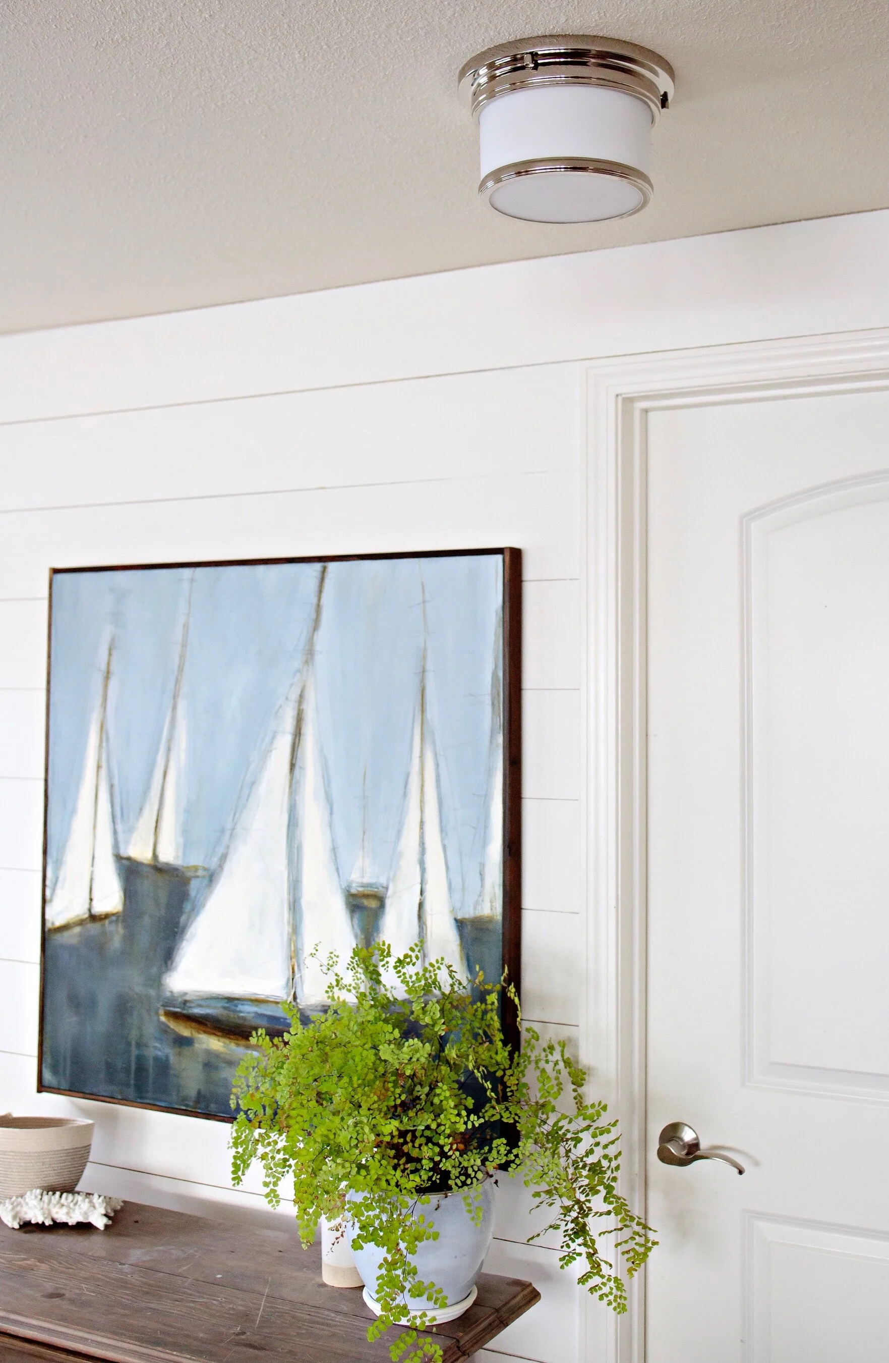 Coastal flush clearance mount lighting
